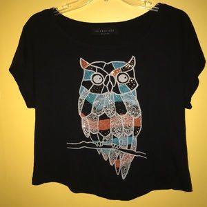 black top w/ owl